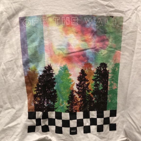 EUC VANS cropped long sleeve tee - Picture 2 of 4
